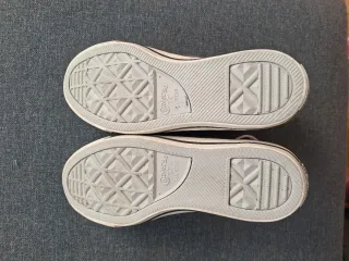 Converse All Star Plata Talla 39