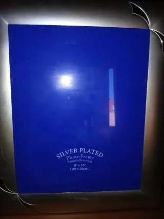Marco de fotos plateado 20x25