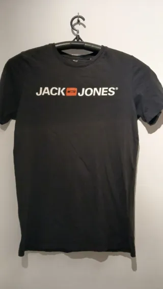 Camiseta Jack & Jones Negra Manga Corta