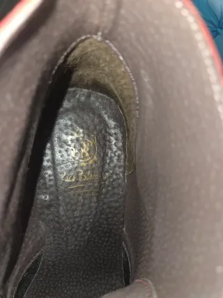 Botín Piel Serpiente Paco Rodríguez burdeos