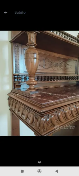 Servante antica in noce massello