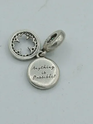 Pandora Charm Argento 925 Quadrifoglio Verde