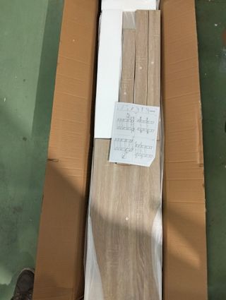 Estantería Kala 74 metal y madera haya 150×74x30 cm