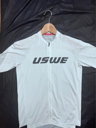 Maillot Ciclismo USWE Blanco y Negro