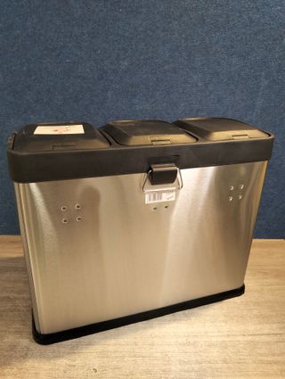 Cubo reciclaje 3 compartimientos 45 l iris