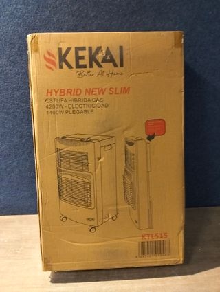 Estufa híbrida luz-gas plegable kekai
