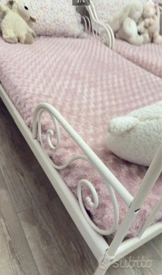 2 Letti singoli Ikea allungabili + reti materassi