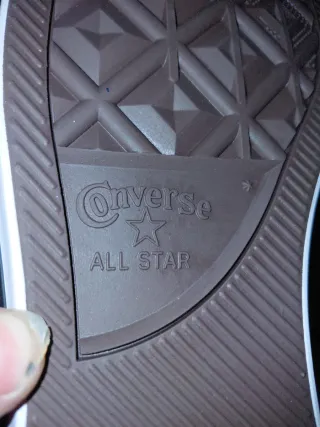 Converse negras talla 44 sin estrenar