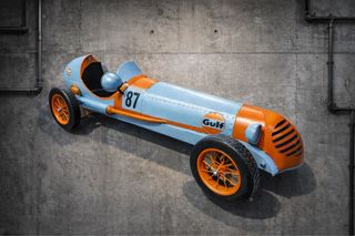 Cuadro Coche Aluminio Gulf