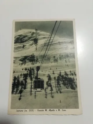 4 Cartoline d'epoca Sestriere