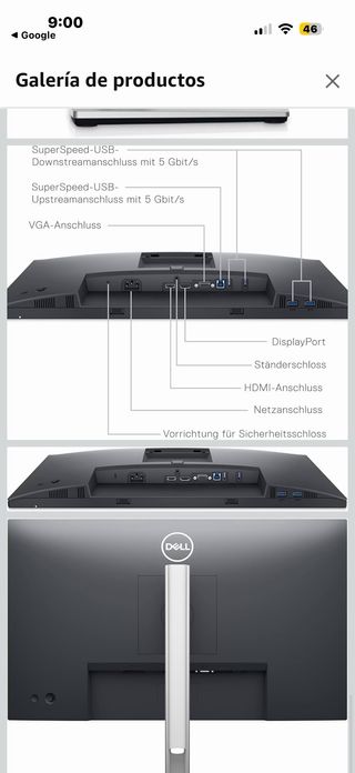 Monitor GAMER Dell P2422H 24 Full HD 60Hz