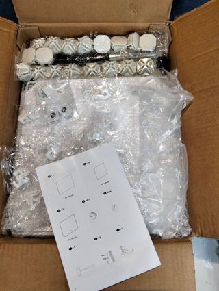 Zapatero Plástico 12 Compartimentos, Blanco Nube SONGMICS LPC040W02