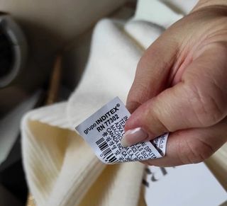 Chaleco ZARA ZW punto lana blanco clean look gilet