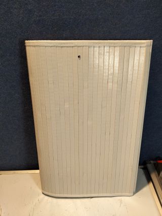 Cesto Ropa Bambú 2 Compartimentos 120L Blanco SONGMICS LCB014W01