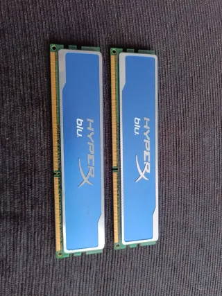 2x Kingston HyperX Blu DDR3 2GB