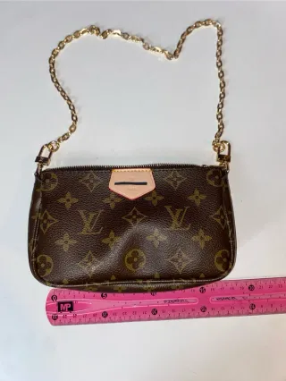 Bolso Louis Vuitton Pequeño Cadena Marrón Dorado