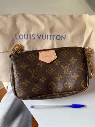 Bolso Louis Vuitton Pequeño Cadena Marrón Dorado