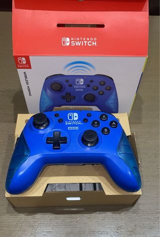 Mando Hori WirelessPad Azul Nintendo Switch