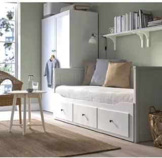 Cama extensible blanca Ikea, sin colchon,