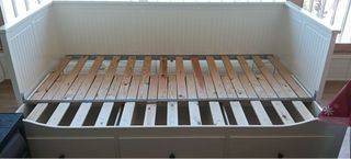 Cama extensible blanca Ikea, sin colchon,