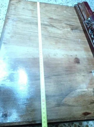 Mesita de Noche Madera y Metal