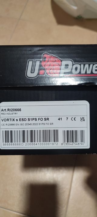 Zapato seguridad Vortix 40