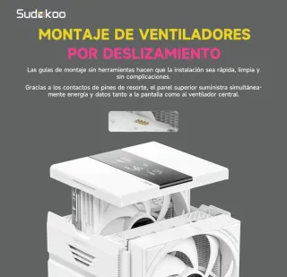Sudokoo SK620V Blanco Disipador CPU AM5