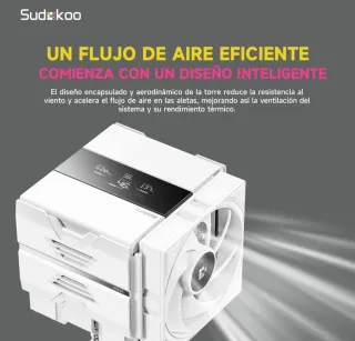 Sudokoo SK620V Blanco Disipador CPU AM5
