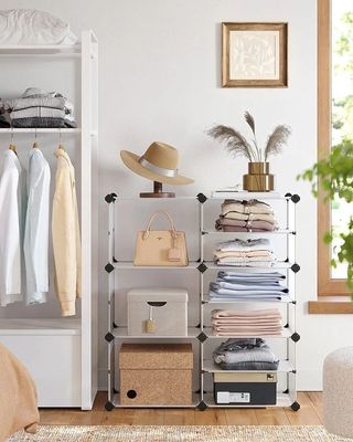 SONGMICS Estantería Modular 9 Compartimentos