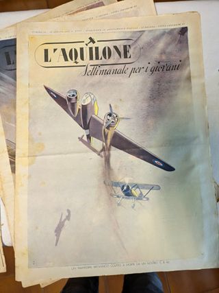 L'aquilone Settimanale 1940 Giornali 4 Vintage