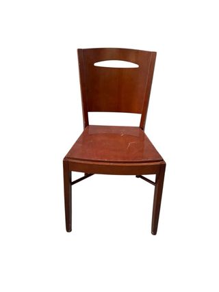 Silla madera hostelería cereza