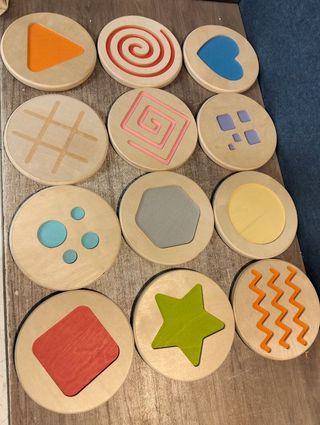 Juego Robincool bebé: texturas y formas Montessori