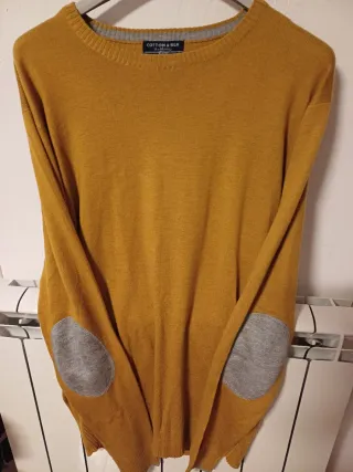 Set:felpa e maglione,taglia XL, Cotton  & Silk