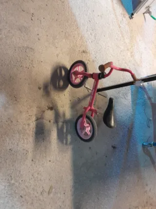 Bicicleta infantil rosa