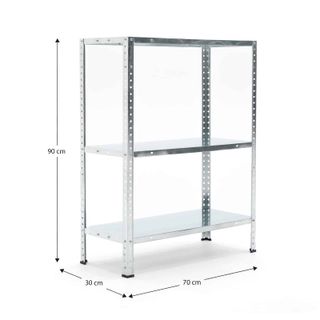 Scaffale galvanizzato CatterHouse 70x30x90 cm