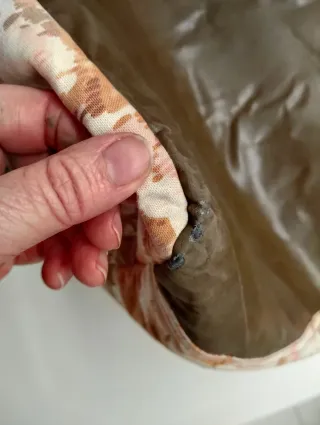 Bolso de viaje Vintage tela y polipiel