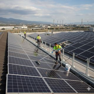 LIMPIEZA DE PLACAS SOLARES