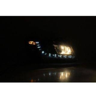 Faros delanteros LED para Fiat Stilo Black