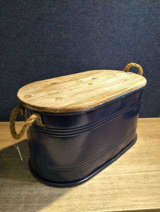 Cajas De Metal Serie Malen azul