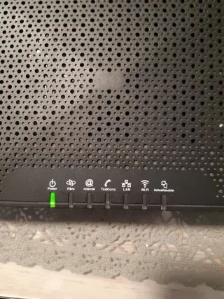 Router WiFi con Fibra Óptica