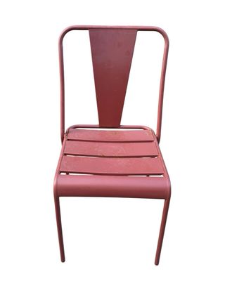 20 Sillas Aluminio Rojas