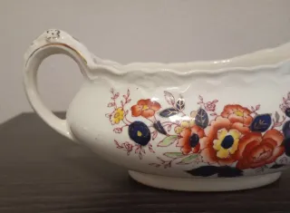 Salsera Antigua Porcelana Crown Ducal 1930