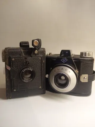 Lote 2 Cámaras Vintage Agfa Lumiere