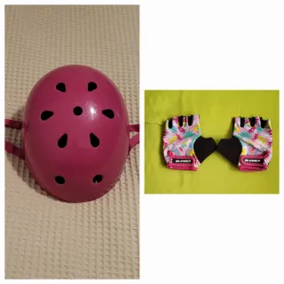 Protecciones patinaje/monopatín rosa Oxelo