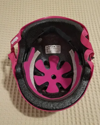 Protecciones patinaje/monopatín rosa Oxelo