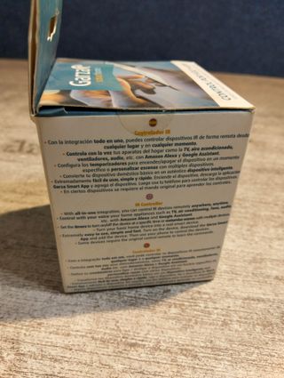 Garza 401279 Smarthome Controlador IR Infrarrojos Wifi Inteligente, programable, control por voz y app, Alexa, iOS, Google, Android