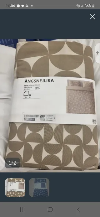 Funda Nórdica SOLFIBBLA Rayas Grises