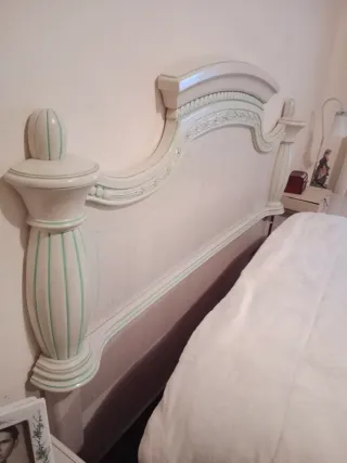 Cabecero de madera para cama de 135 cm