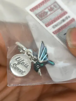 Charm Colgante Doble Colibrí Pandora