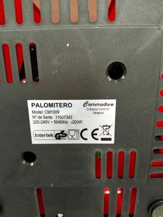 COMMODORE CM1009 PALOMITERO 1200W